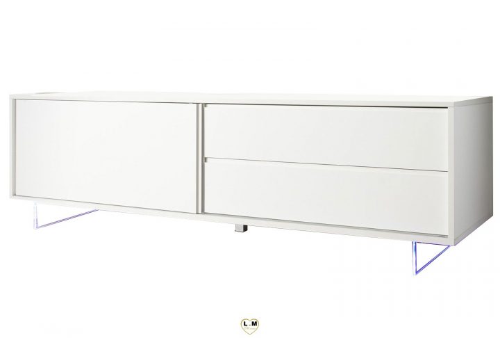 Livny Laque Blanc Mat Sejour Salle A Manger Moderne : Le encequiconcerne Meuble Bas Salle À Manger