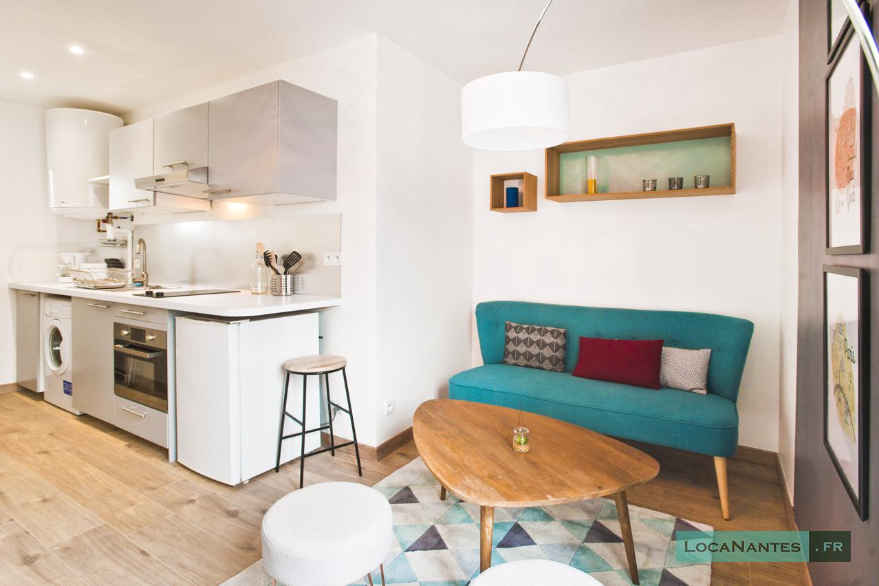 Location Appartement Meublé Nantes T1 Centre Ville Cathédrale à Appartement Meublé Nantes