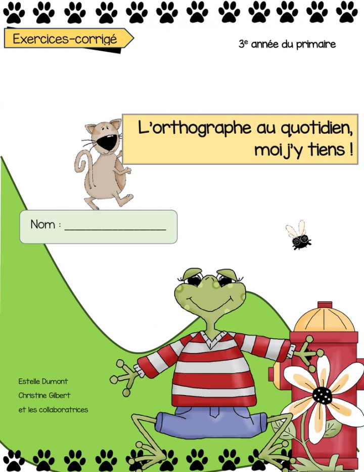 L`orthographe Au Quotidien, Moi J`y Tiens – École Saint encequiconcerne Salle De Bain Orthographe