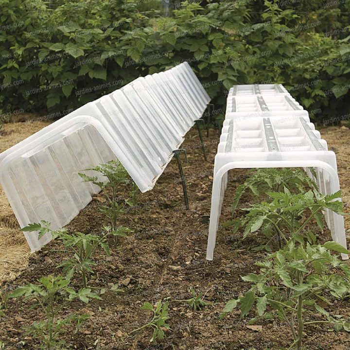 Lot 3 Mini Tunnels De Forcage 1.40M2 – Tunnel, Chassis, Cloche à Chassis Jardin