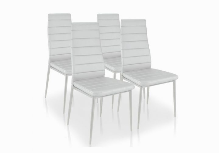 Lot 6 Chaises Design Blanc Fly à Chaises Salle À Manger Fly