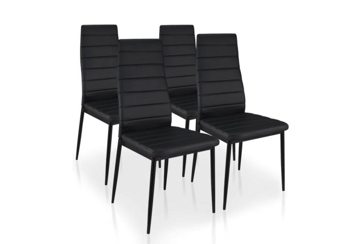 Lot 6 Chaises Design Noir Fly avec Chaises Salle À Manger Fly