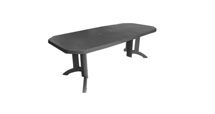 Lot 6 Tables De Jardin Extensibles 165 À 220 Cm Vega pour Table Vega Grosfillex Carrefour