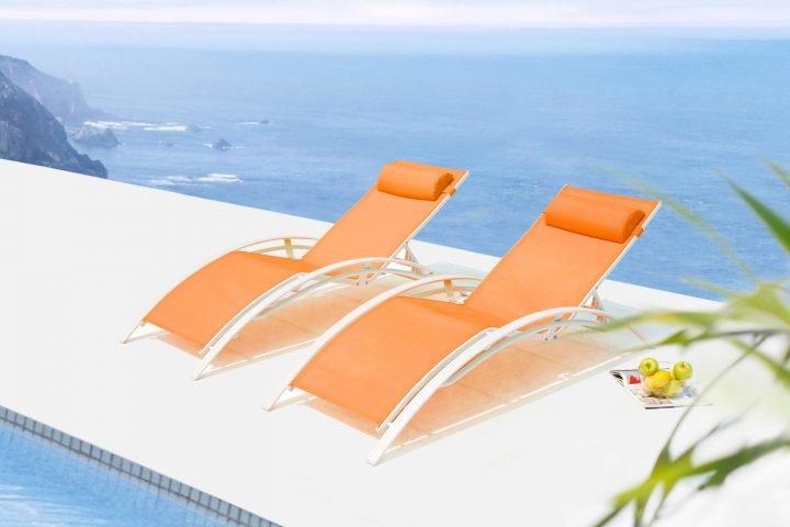 Lot De 2 Transats Orange : Empilable Et Ajustables En intérieur Bain De Soleil Bahia Pliant 5 Positions Lot De 2 Transats Orange : Empilable Et Ajustables En intérieur Bain De Soleil Bahia Pliant 5 Positions