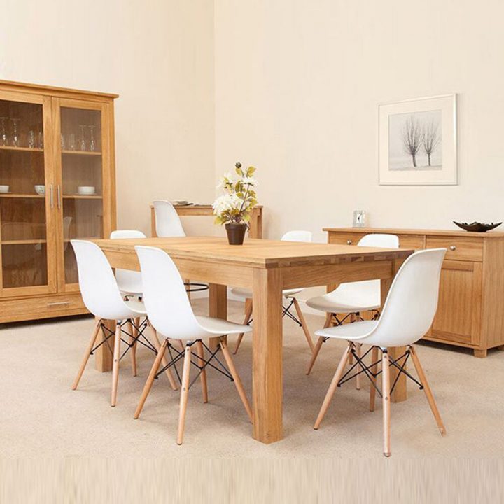 Lot De 4 Chaises Design Tendance Rétro Eiffle Bois Chaise concernant Decor De Salle A Manger