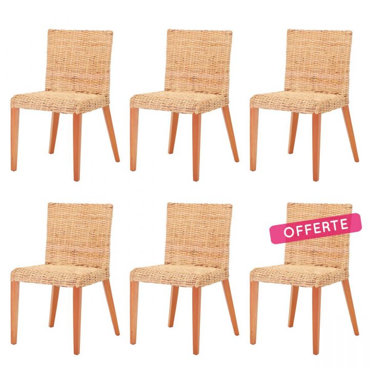 Lot De 6 Chaises Carla encequiconcerne Chaise Salle A Manger Pas Cher Lot De 4