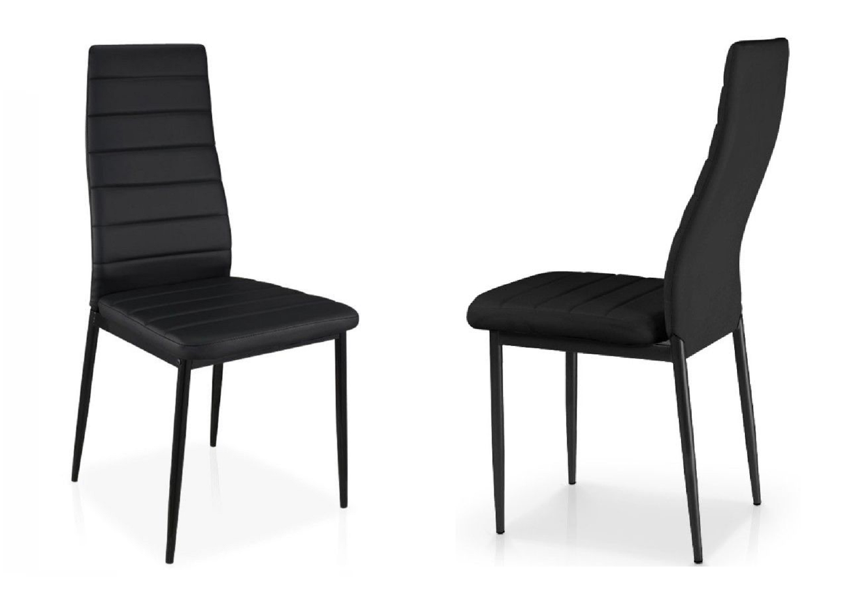 Lot De 6 Chaises Design Noir Fly  Chaise Design & Pas Cher