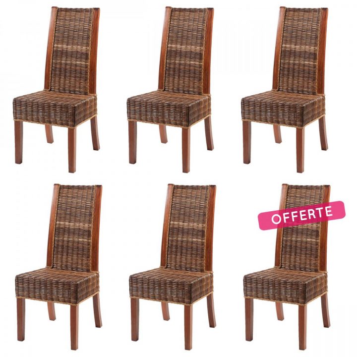 Lot De 6 Chaises Zonza dedans Chaise Haut Dossier Salle A Manger Lot De 6 Chaises Zonza dedans Chaise Haut Dossier Salle A Manger