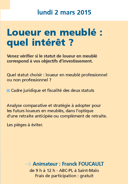Loueur En Meublé : Quel Intérêt ? – Aga Abcpl encequiconcerne Loueur En Meublé Non Professionnel