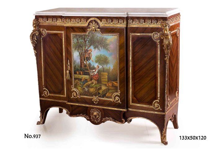 Louis Xv And Vernis Martin Style Ormolu Mounted Meuble À à Meubles Martin