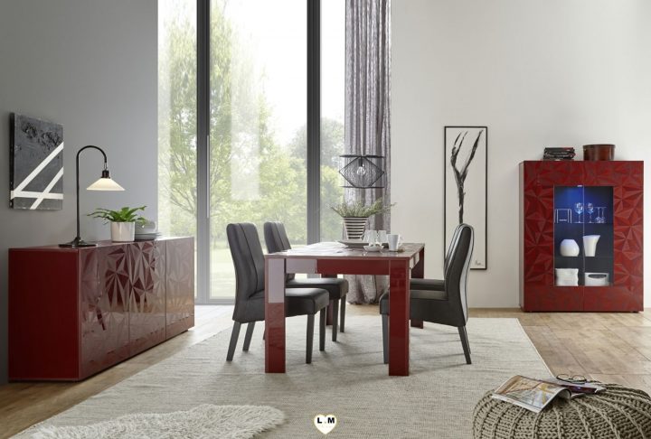Lovely Laque Rouge Sejour Salle A Manger Design : La Chaise serapportantà Chaise Salle À Manger Design Italien