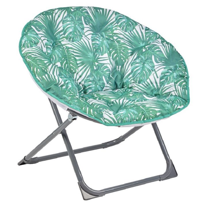 Loveuse Pliante Curacao Imprimé Feuilles Vert Blanc concernant Loveuse Jardin