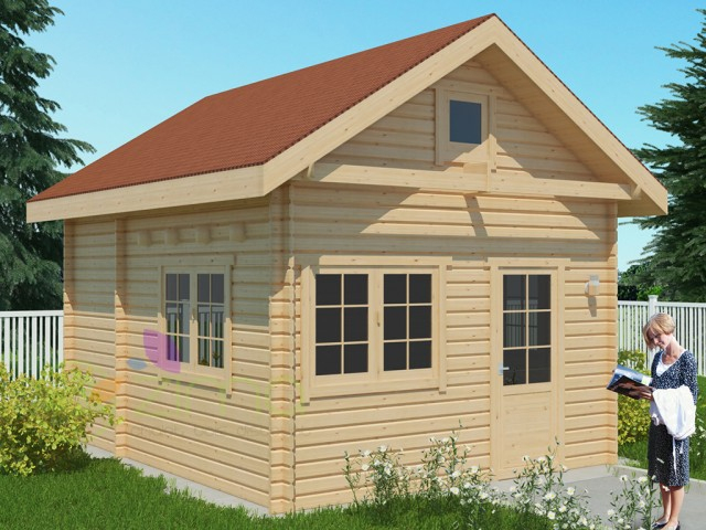 Maison Bois 20M2 Avec Mezzanine | Ventana Blog à Chalet De Jardin 20M2