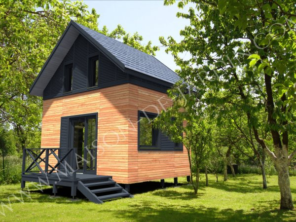 Maison Bois 20M2 Avec Mezzanine | Ventana Blog avec Chalet 20M2