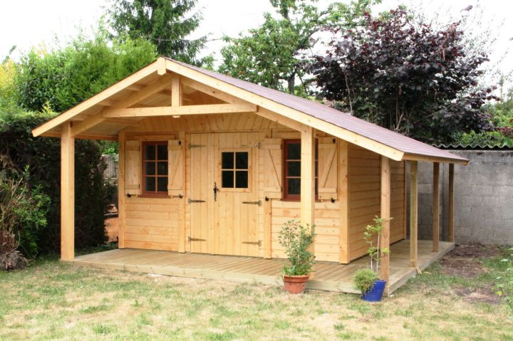 Maison Bois 20M2 Avec Mezzanine | Ventana Blog intérieur Chalet De Jardin 20M2