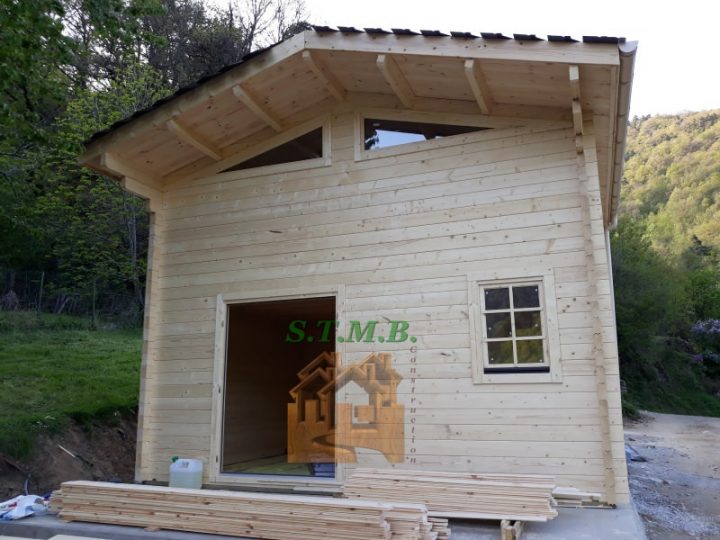 Maison Bois 20M2 Mezzanine | Ventana Blog à Chalet En Bois 20M2