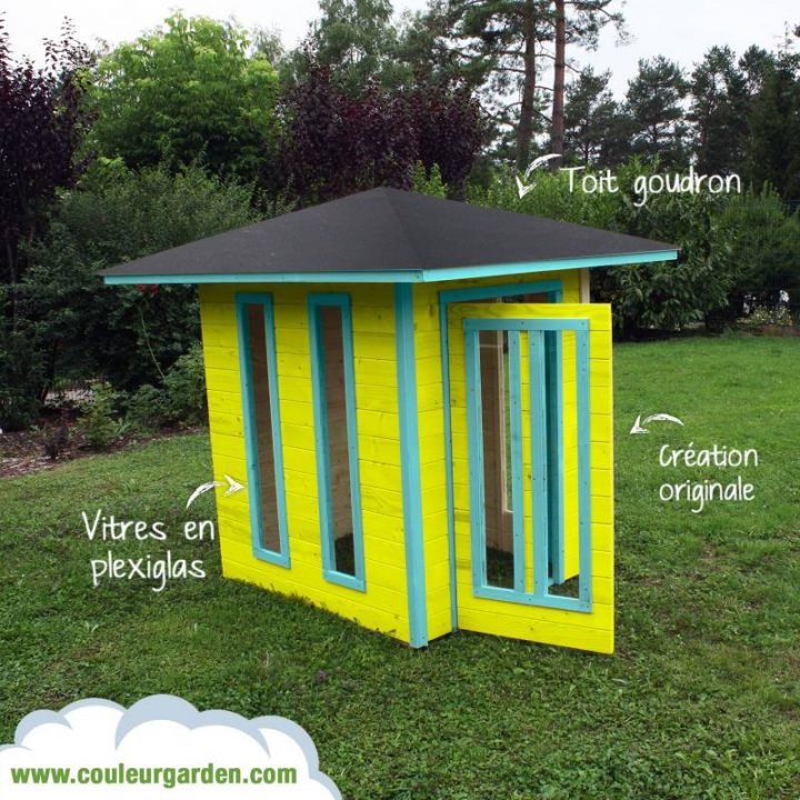 Maison De Jardin Enfant Design Avec Grandes Ouvertures En tout Maison De Jardin Jouet