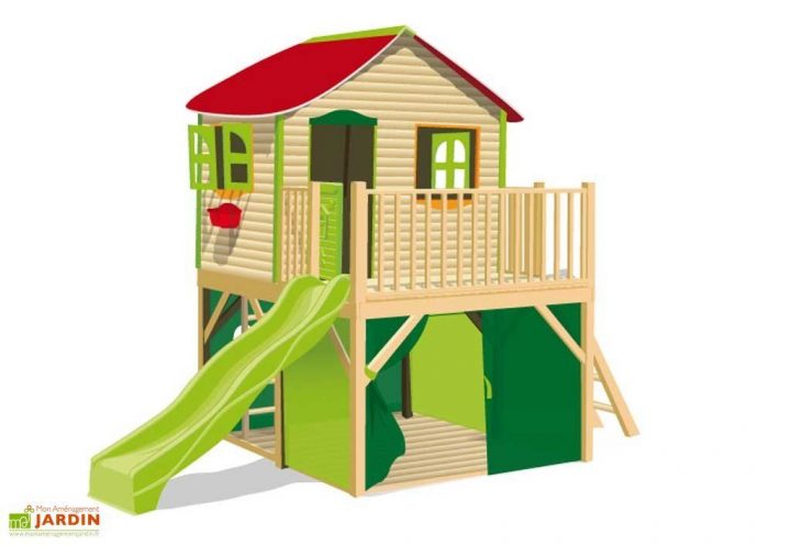 Maison Enfant Bois Et Plastique Fanfan – Maisonnette Ou pour Maison De Jardin Enfant