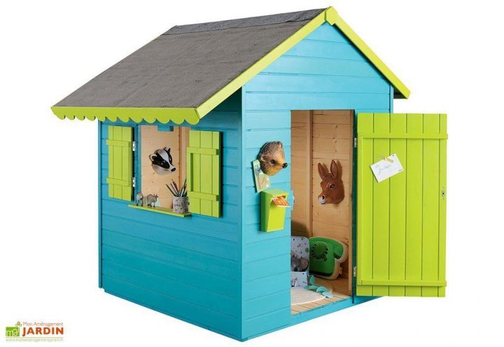 Maison Enfant Bois Sweety 12Mm (161X133X158Cm) – Jardipolys intérieur Maison De Jardin Pour Enfants