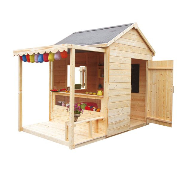 Maisonnette En Bois Epicerie – Castorama | Maisonnette En serapportantà Maison De Jardin Enfant Pas Cher