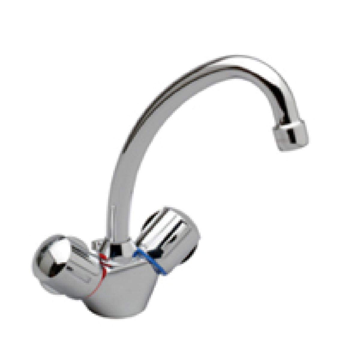 Mélangeur De Lavabo Ulysse Monotrou Avec Bec Tube Orientable Et Tirette,  Têtes 15 X 21 À Disques Céramique, Chromé Réf. D1703Aa encequiconcerne Tete De Robinet Porcher