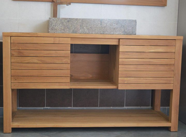 Mercier Carrelages | Meuble 02 Salle De Bain Simple Vasque destiné Meuble Sdb Pas Cher