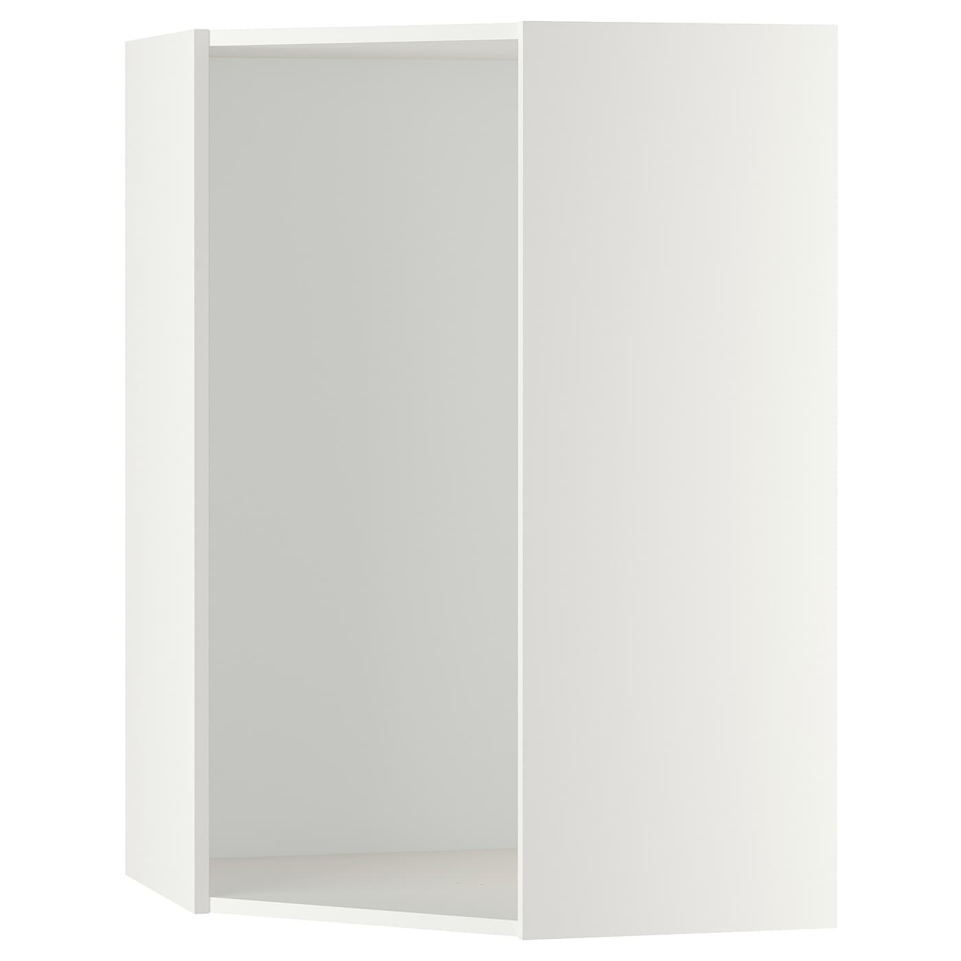 Metod Corner Wall Cabinet Frame - White 68X68X80 Cm intérieur Ikea Meuble Case