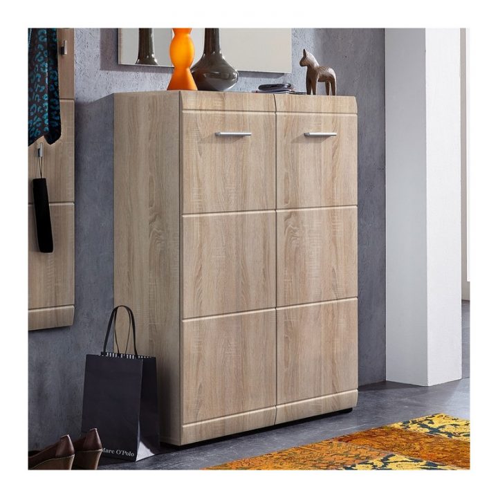 Meuble A Chaussures 20 Paires Chene Clair Goteborg – So Inside encequiconcerne Grand Meuble Chaussure