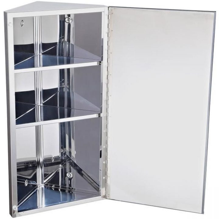 Meuble Angle Toilette destiné Placard Mural Salle De Bain