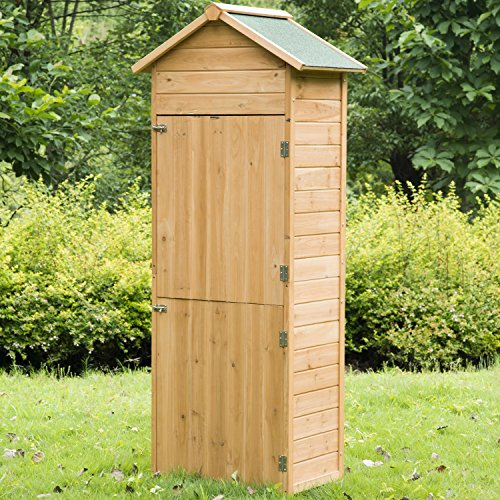 Meuble Armoire Abri De Jardin Rangement Outils Extérieur à Abri Rangement