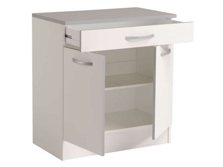 Meuble Bas 80 Cm 1 Tiroir + 2 Portes Spoon Glossy Blanc à Meuble Conforama Meuble Bas 80 Cm 1 Tiroir + 2 Portes Spoon Glossy Blanc à Meuble Conforama