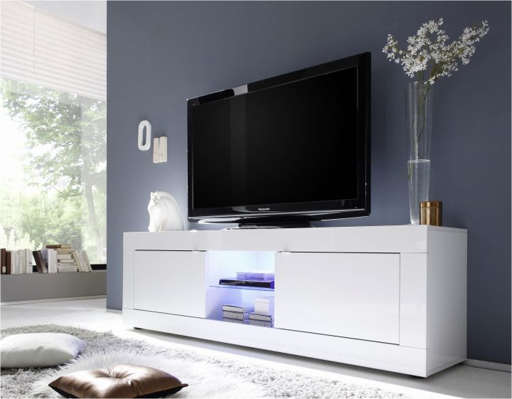 Meuble Blanc Conforama Frais Meuble Tv Laqu Blanc tout Meuble Tele Conforama