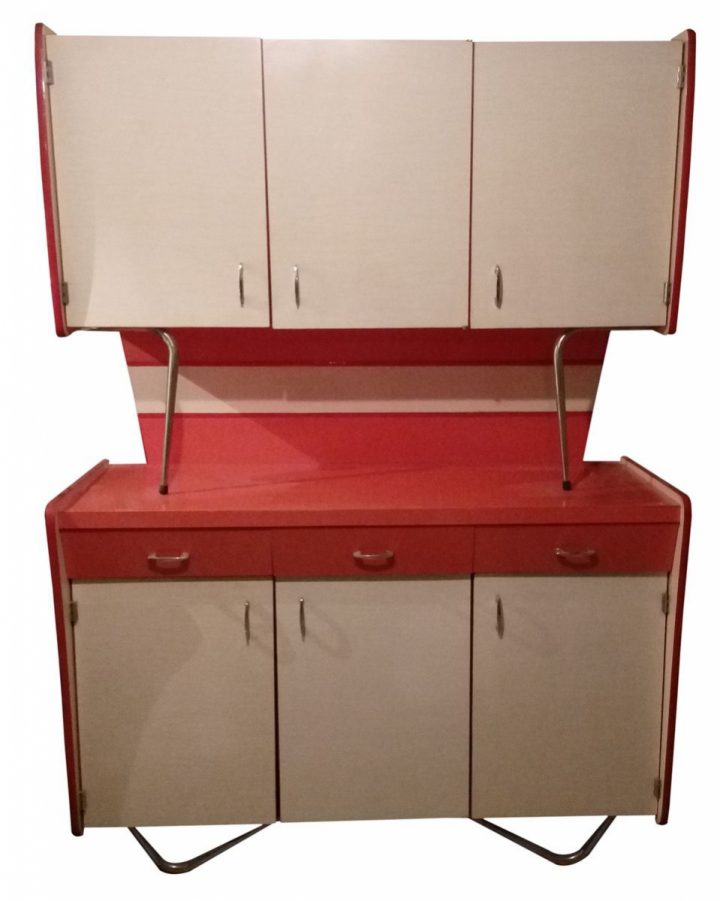 Meuble Cuisine Formica Vintage Années 60 -70 avec Meuble Année 60