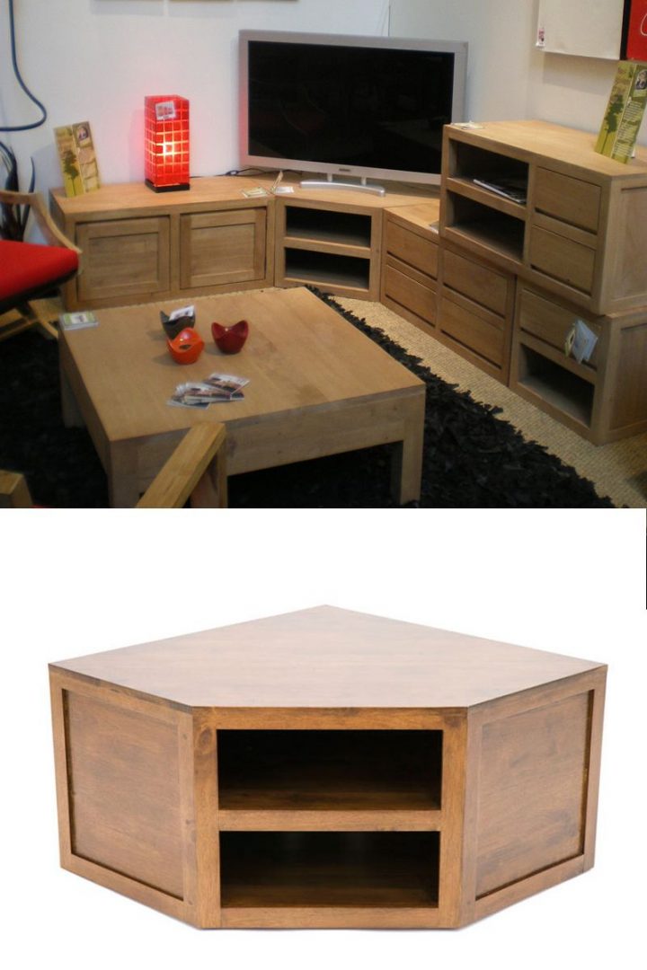 Meuble D'Angle Tv En Plusieurs Parties | Meuble D'Angle destiné Meuble D'Angle La Foir'Fouille Meuble D'Angle Tv En Plusieurs Parties | Meuble D'Angle destiné Meuble D'Angle La Foir'Fouille