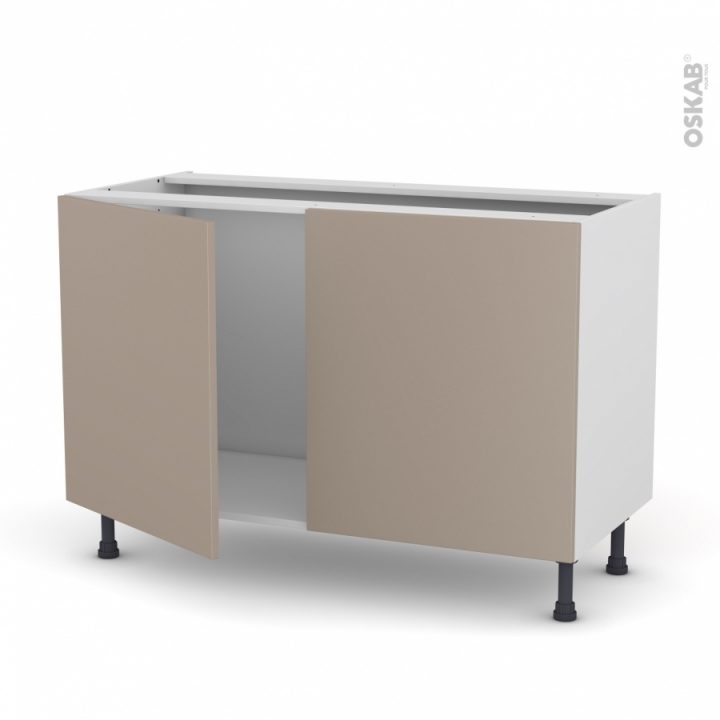 Meuble De Cuisine Sous Évier Ginko Taupe 2 Portes L120 X avec Meuble Sous-Évier 3 Portes Brico Dépôt Meuble De Cuisine Sous Évier Ginko Taupe 2 Portes L120 X avec Meuble Sous-Évier 3 Portes Brico Dépôt