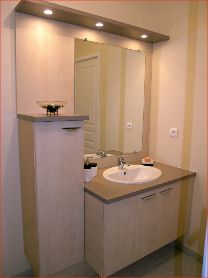 Meuble De Salle De Bain Avec Miroir Intégré Fresh Agencement destiné Miroir Salle De Bain Avec Éclairage Intégré Meuble De Salle De Bain Avec Miroir Intégré Fresh Agencement destiné Miroir Salle De Bain Avec Éclairage Intégré