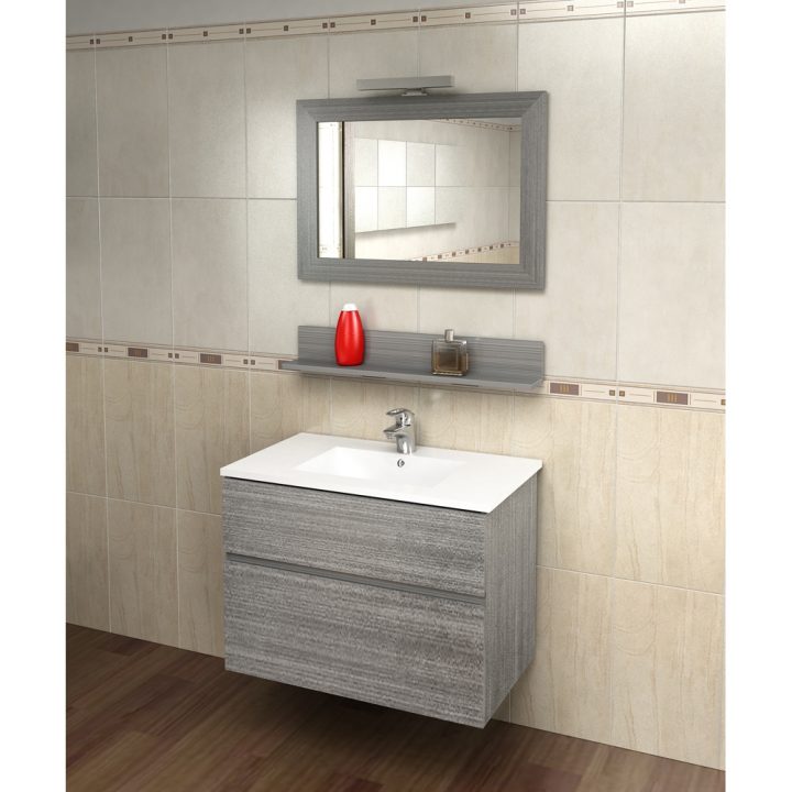 Meuble De Salle De Bain Carla 80 Chêne Gris – Meuble De serapportantà Meuble Carla Meuble De Salle De Bain Carla 80 Chêne Gris – Meuble De serapportantà Meuble Carla