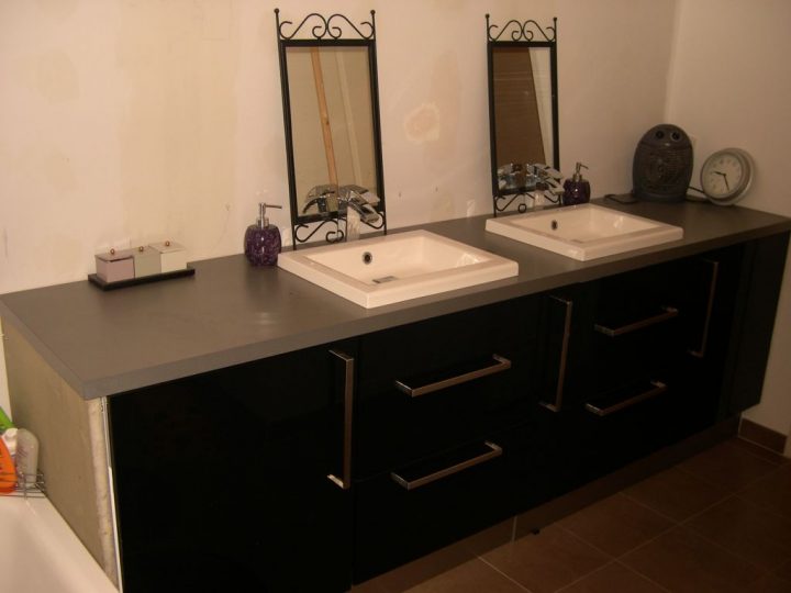 Meuble De Salle De Bain Diy destiné Plan De Travail Salle De Bain Castorama