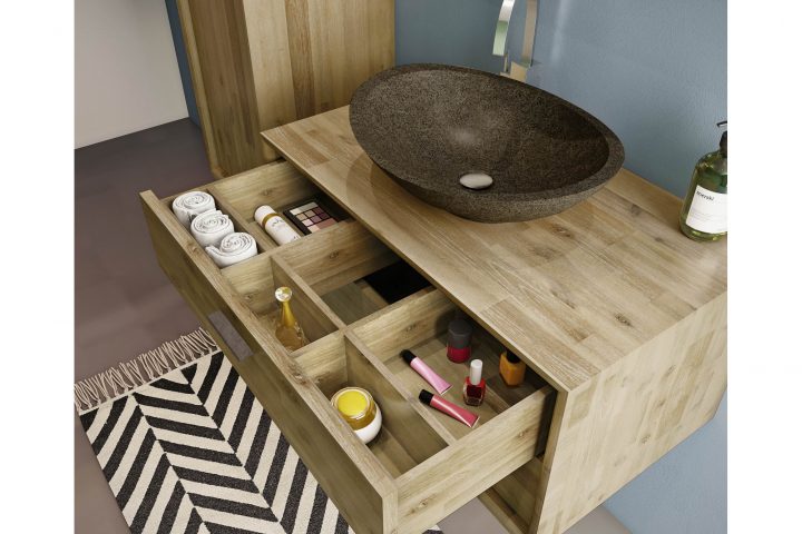 Meuble De Salle De Bain En Bois Massif Et Sa Vasque En Pierre Naturelle – Hellin concernant Meuble Salle De Bain Bois Massif Naturel Meuble De Salle De Bain En Bois Massif Et Sa Vasque En Pierre Naturelle – Hellin concernant Meuble Salle De Bain Bois Massif Naturel