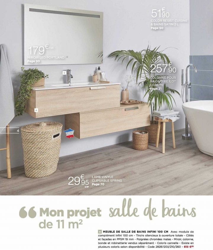 meuble de salle de bain bricomarché