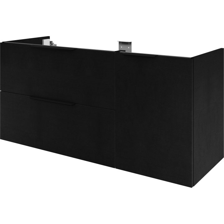 Meuble De Salle De Bains L.135 X H.64 X P.48 Cm, Effet concernant Pictogramme Salle De Bain Meuble De Salle De Bains L.135 X H.64 X P.48 Cm, Effet concernant Pictogramme Salle De Bain