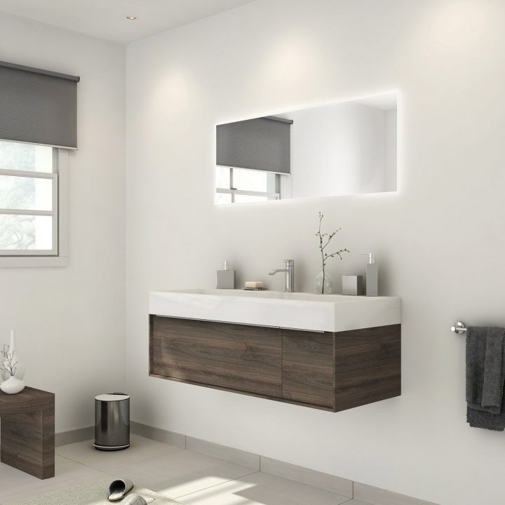 Meuble De Salle De Bains Plus De 120, Marron, Neo Frame pour Meuble Salle De Bain But Meuble De Salle De Bains Plus De 120, Marron, Neo Frame pour Meuble Salle De Bain But