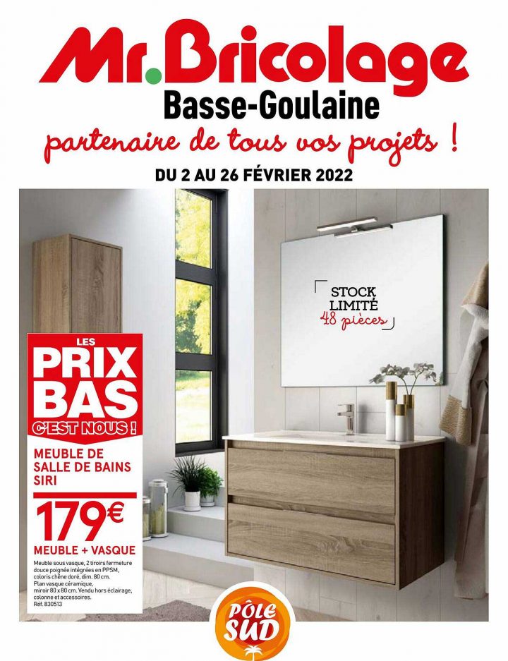 meuble de salle de bain mr bricolage
