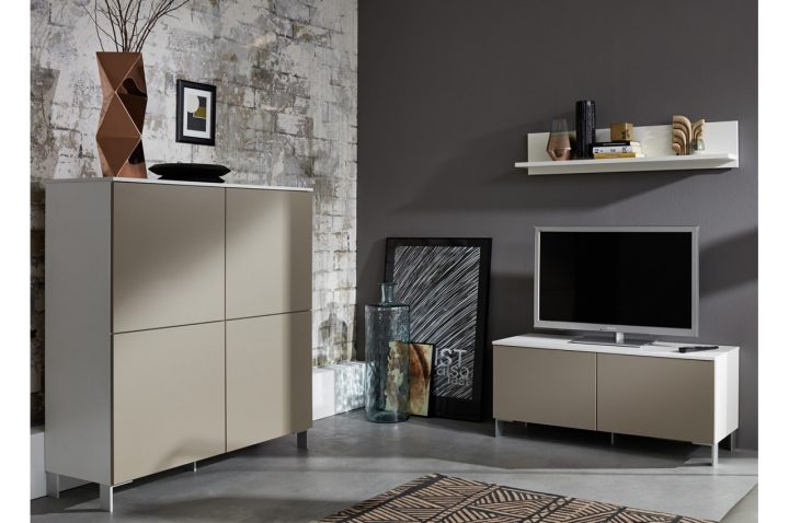 Meuble De Salon Contemporain Pas Cher Nero – Cbc-Meubles avec Magasin Meuble Pas Cher