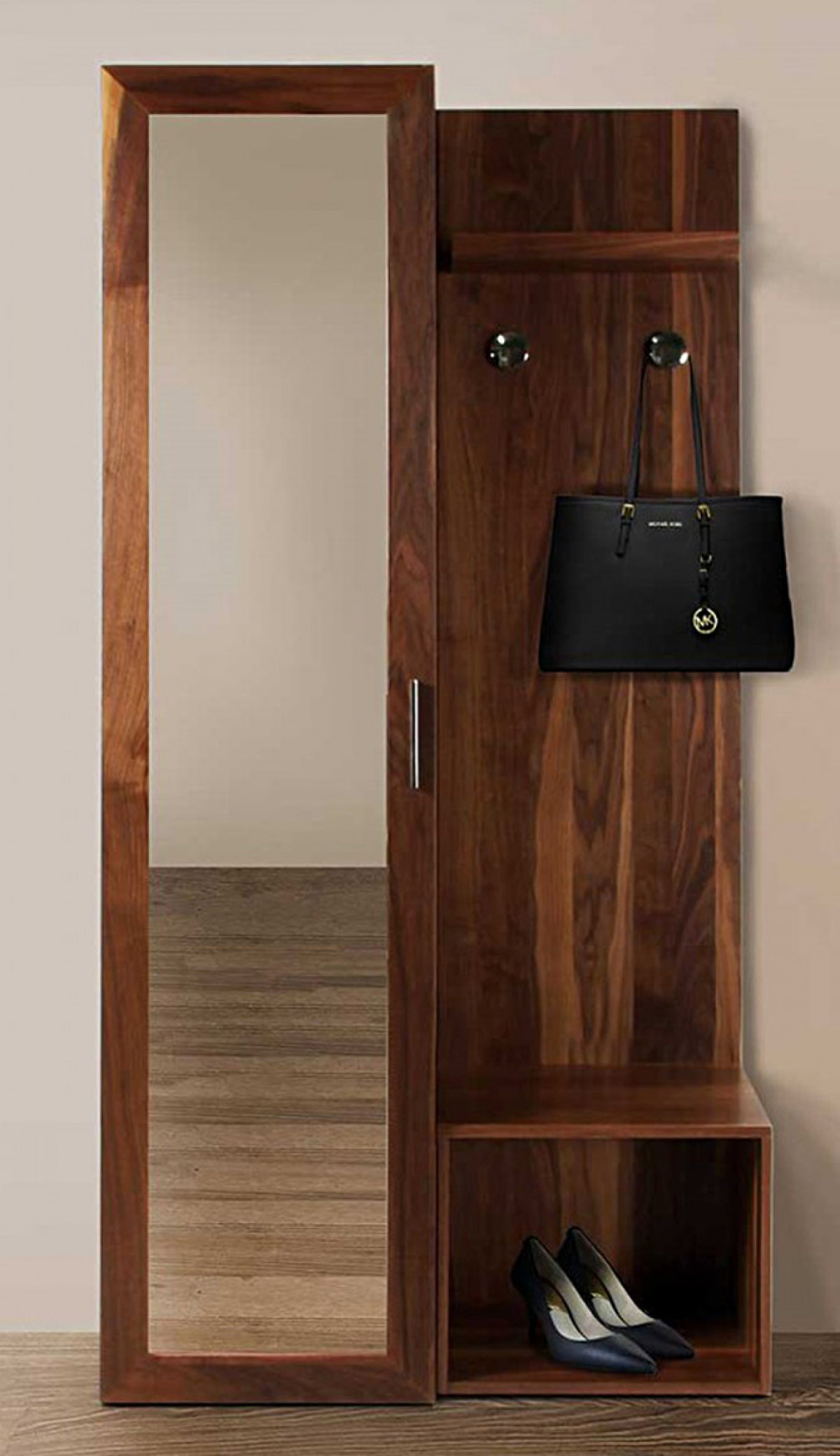 Meuble D'entrée, Avec Penderie Et Miroir, Personnalisable, Collection Mighty à Meuble Pour Une Entrée
