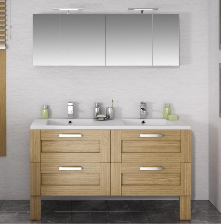 Meuble Double Vasque 140 Cm Cosy Baltique Naturel à Meuble Double Vasque 140 Cm Meuble Double Vasque 140 Cm Cosy Baltique Naturel à Meuble Double Vasque 140 Cm