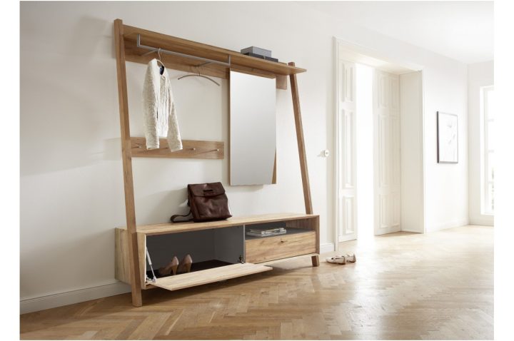 Meuble Entrée Nice Meuble D Entrée Vestiaire Bois concernant Meuble D'Entrée Vestiaire