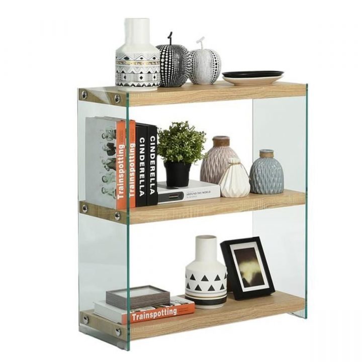 Meuble Étagère De Rangement Bibliothèque Table D'appoint encequiconcerne Meuble Derriere Canapé