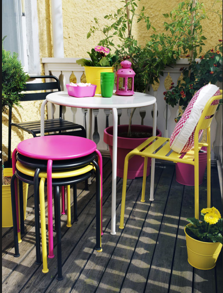 Meuble Jardin, Terrasse, Petit Balcon, Les Tendances avec Mobilier De Jardin Ikea