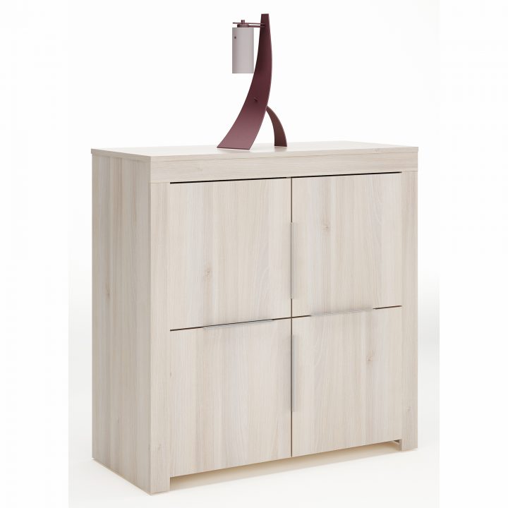 Meuble Living Tv Conforama: Meuble Tv Blanc Laque Led serapportantà Meuble Salle À Manger Conforama